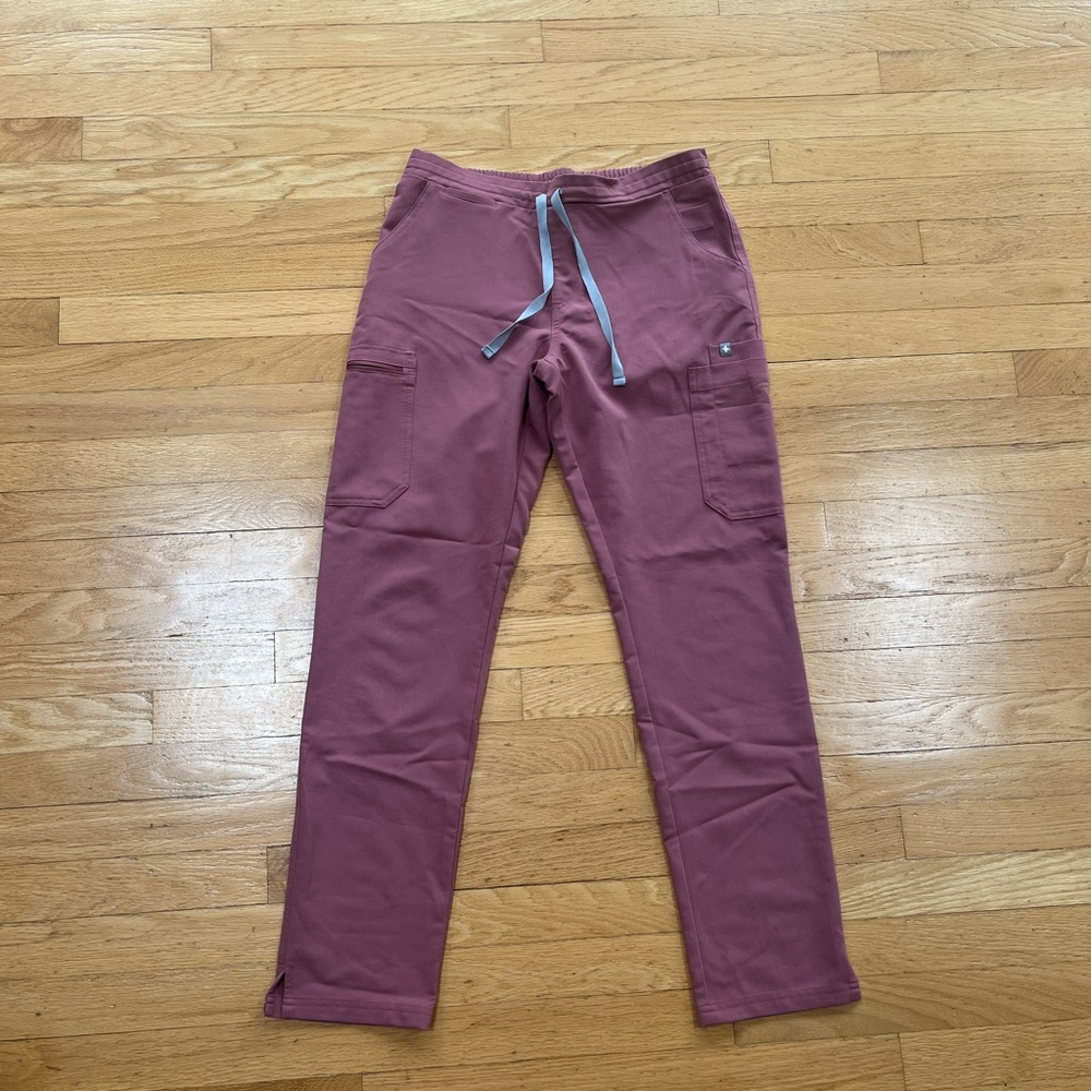 FIGS Yola Skinny Scrub Pant Mauve